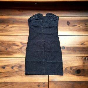 JFW Denim dress dark wash size 11 looks new excellent condition soft to touch